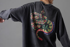 Load image into Gallery viewer, READYMADE L/S T-SHIRT SNAKE (BLACK)