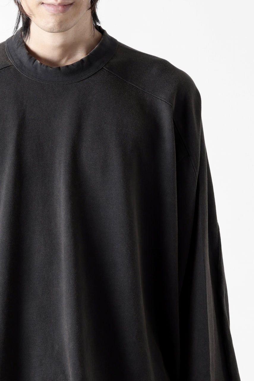 entire studios HEAVY LONG SLEEVE TEE (WASHED BLACK)