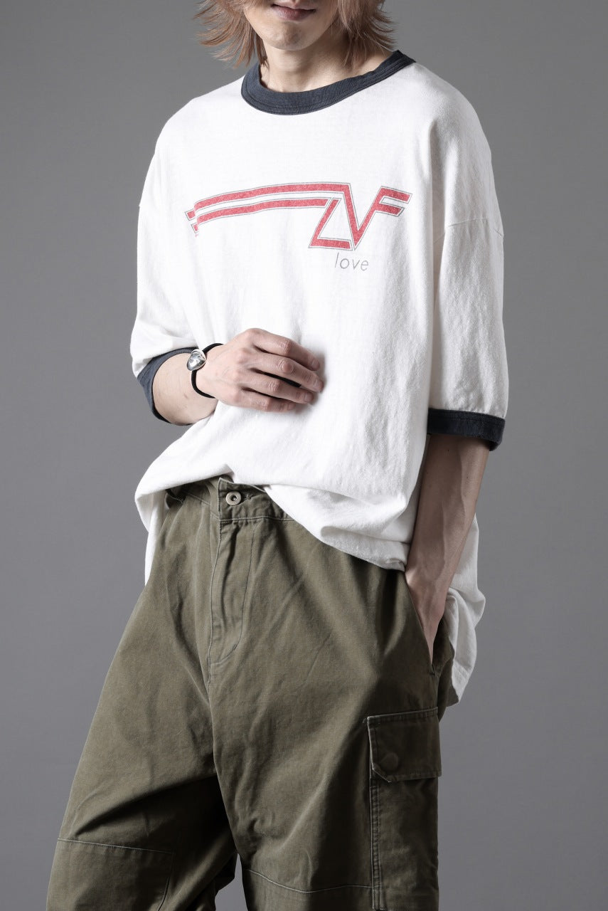 READYMADE S/S RINGER T-SHIRT (WHITE)