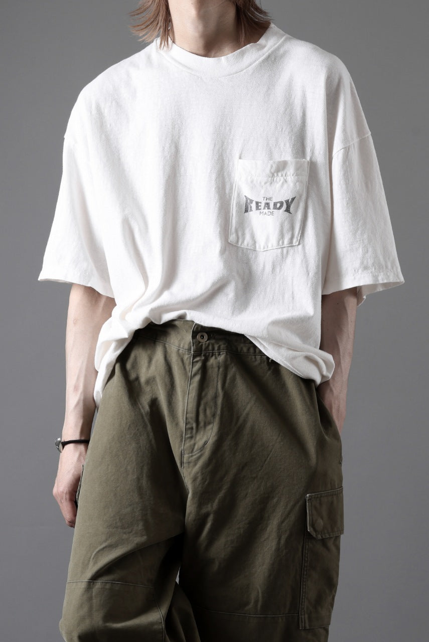 READYMADE S/S POCKET T-SHIRT (WHITE)