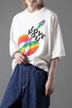 画像をギャラリービューアに読み込む, READYMADE S/S LOVE YOU T-SHIRT (WHITE)