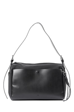 画像をギャラリービューアに読み込む, (FEL32262B0004) F/CE. TECH LEATHER SHOULDER DUFFLE BAG (BLACK)
