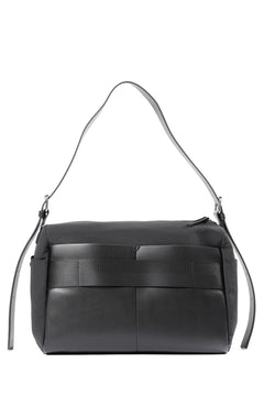 画像をギャラリービューアに読み込む, (FEL32262B0004) F/CE. TECH LEATHER SHOULDER DUFFLE BAG (BLACK)