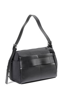 画像をギャラリービューアに読み込む, (FEL32262B0004) F/CE. TECH LEATHER SHOULDER DUFFLE BAG (BLACK)