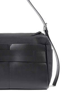 画像をギャラリービューアに読み込む, (FEL32262B0004) F/CE. TECH LEATHER SHOULDER DUFFLE BAG (BLACK)