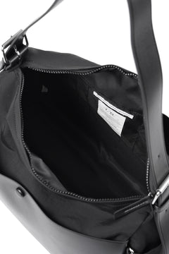 画像をギャラリービューアに読み込む, (FEL32262B0004) F/CE. TECH LEATHER SHOULDER DUFFLE BAG (BLACK)