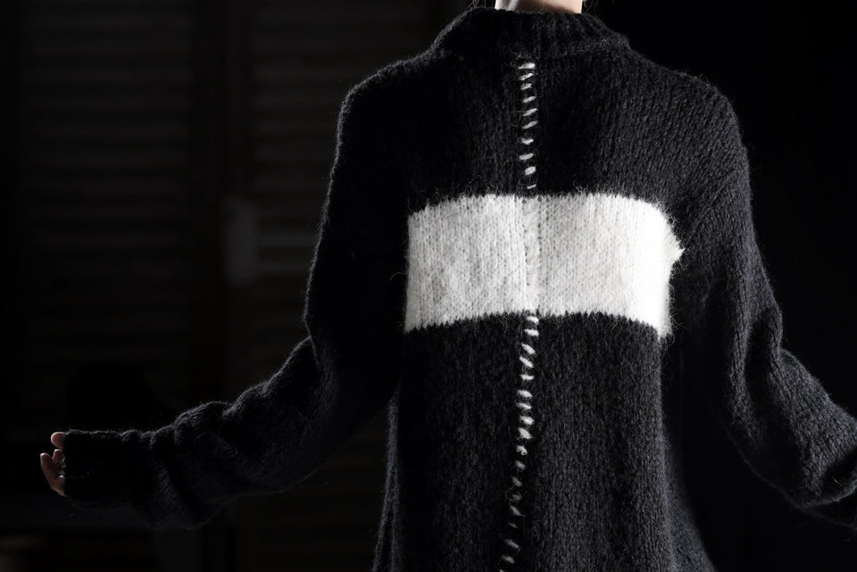 Load image into Gallery viewer, thom/krom MOCK NECK KNIT PULLOVER / ALPACA WOOL (BLACK)