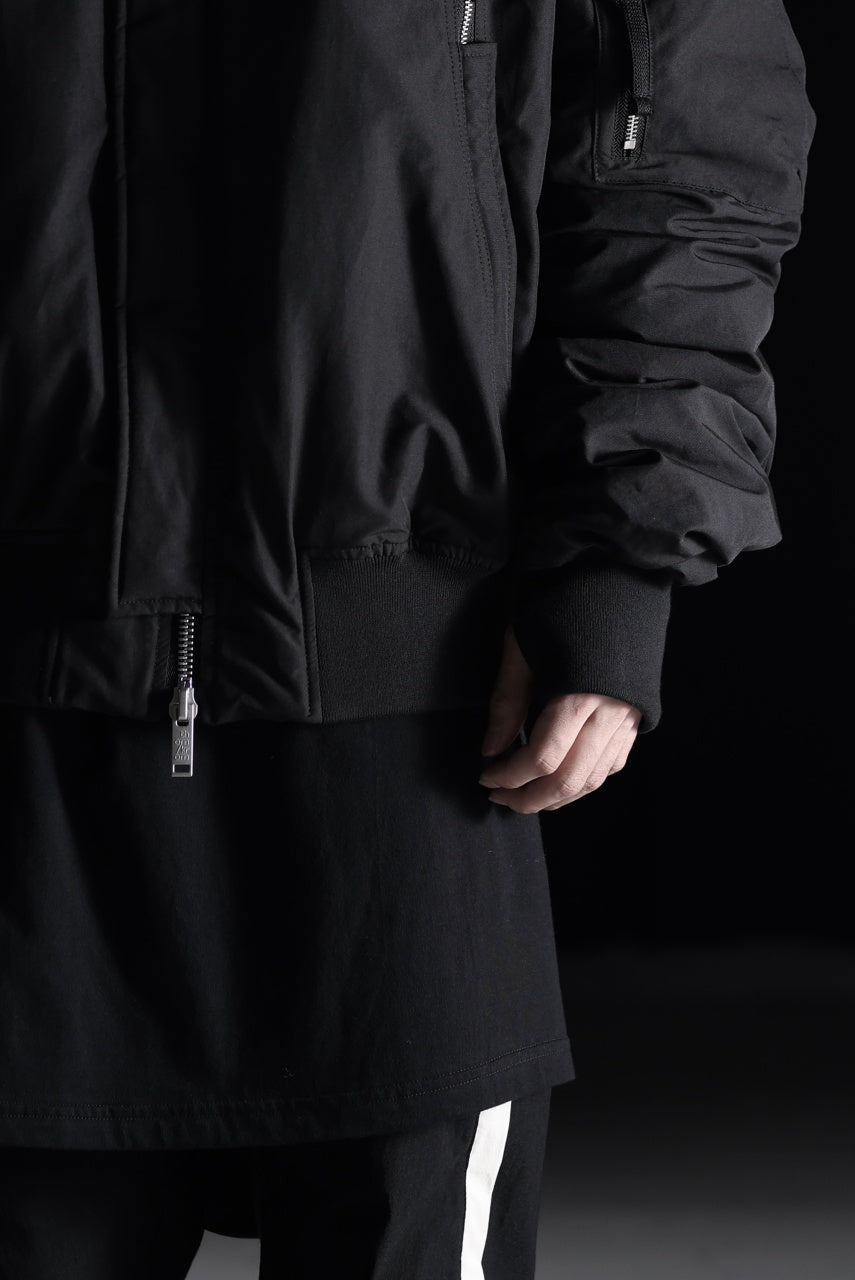 Load image into Gallery viewer, thom/krom FLIGHT BOMBER JACKET / WARM PADDED (BLACK)