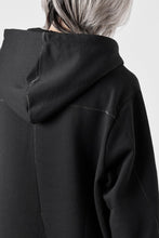 画像をギャラリービューアに読み込む, thom/krom SWEAT HOODIE PARKA / ORGANIC FRENCH TERRY (BLACK)