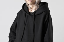 画像をギャラリービューアに読み込む, thom/krom SWEAT HOODIE PARKA / ORGANIC FRENCH TERRY (BLACK)