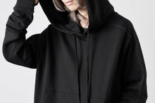 画像をギャラリービューアに読み込む, thom/krom SWEAT HOODIE PARKA / ORGANIC FRENCH TERRY (BLACK)