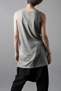 画像をギャラリービューアに読み込む, N/07 MINIMAL TANK TOP / MVS SPIRAL TELECO (HEATHER)