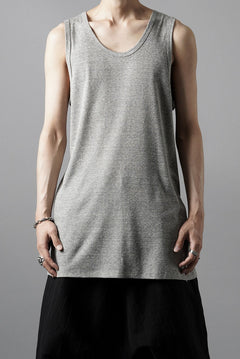 画像をギャラリービューアに読み込む, N/07 MINIMAL TANK TOP / MVS SPIRAL TELECO (HEATHER)