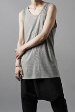 画像をギャラリービューアに読み込む, N/07 MINIMAL TANK TOP / MVS SPIRAL TELECO (HEATHER)