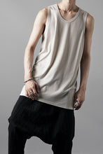 画像をギャラリービューアに読み込む, N/07 MINIMAL TANK TOP / MVS SPIRAL TELECO (GREIGE)