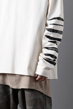 画像をギャラリービューアに読み込む, A.F ARTEFACT HEAVY WEIGHT C/JERSEY LS TOPS / PRINT TYPE-B (IVORY)
