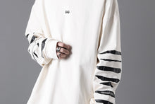 画像をギャラリービューアに読み込む, A.F ARTEFACT HEAVY WEIGHT C/JERSEY LS TOPS / PRINT TYPE-B (IVORY)