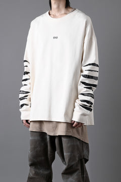 画像をギャラリービューアに読み込む, A.F ARTEFACT HEAVY WEIGHT C/JERSEY LS TOPS / PRINT TYPE-B (IVORY)