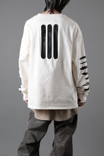 画像をギャラリービューアに読み込む, A.F ARTEFACT HEAVY WEIGHT C/JERSEY LS TOPS / PRINT TYPE-B (IVORY)
