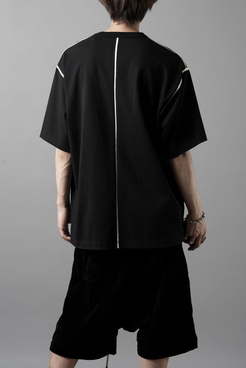 OBLADI REVERSIBLE SHORT SLEEVE T SHIRT (BLACK)