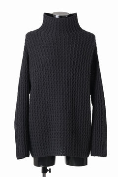 画像をギャラリービューアに読み込む, forme d&#39;expression Chunky Ribbed Knit Sweater (Black)