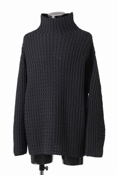 画像をギャラリービューアに読み込む, forme d&#39;expression Chunky Ribbed Knit Sweater (Black)