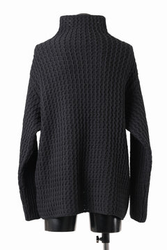 画像をギャラリービューアに読み込む, forme d&#39;expression Chunky Ribbed Knit Sweater (Black)