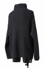 画像をギャラリービューアに読み込む, forme d&#39;expression Chunky Ribbed Knit Sweater (Black)