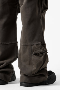 画像をギャラリービューアに読み込む, entire studios UTILITY CARGO SWEAT PANTS (BRUNETTE)