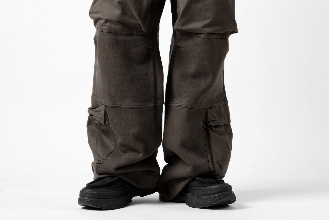 entire studios UTILITY CARGO SWEAT PANTS (BRUNETTE)