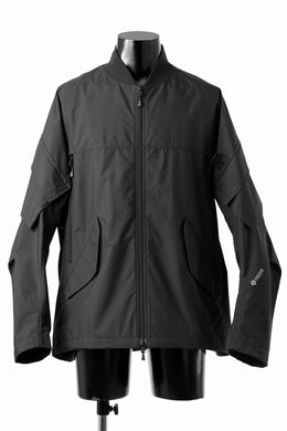 D-VEC x ALMOSTBLACK MA-1 BLOUSON / WINDSTOPPER BY GORE-TEX LABS 3L S.R.G. (BLACK)