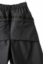 Load image into Gallery viewer, D-VEC x ALMOSTBLACK FISHING SHORT TROUSERS / WINDSTOPPER BY GORE-TEX LABS 3L S.R.G. (BLACK)