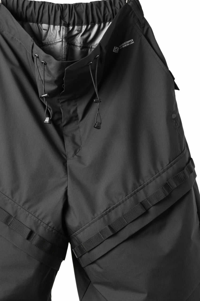 D-VEC x ALMOSTBLACK FISHING SHORT TROUSERS / WINDSTOPPER BY GORE 