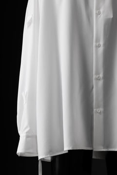 Load image into Gallery viewer, D-VEC CONVERTIBLE L/S SHIRT / STRETCH TAFFETA (MIGAL WHITE)