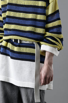 Load image into Gallery viewer, D-VEC MULTI BORDER LONG KNIT (MULTI)