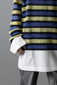Load image into Gallery viewer, D-VEC MULTI BORDER LONG KNIT (MULTI)