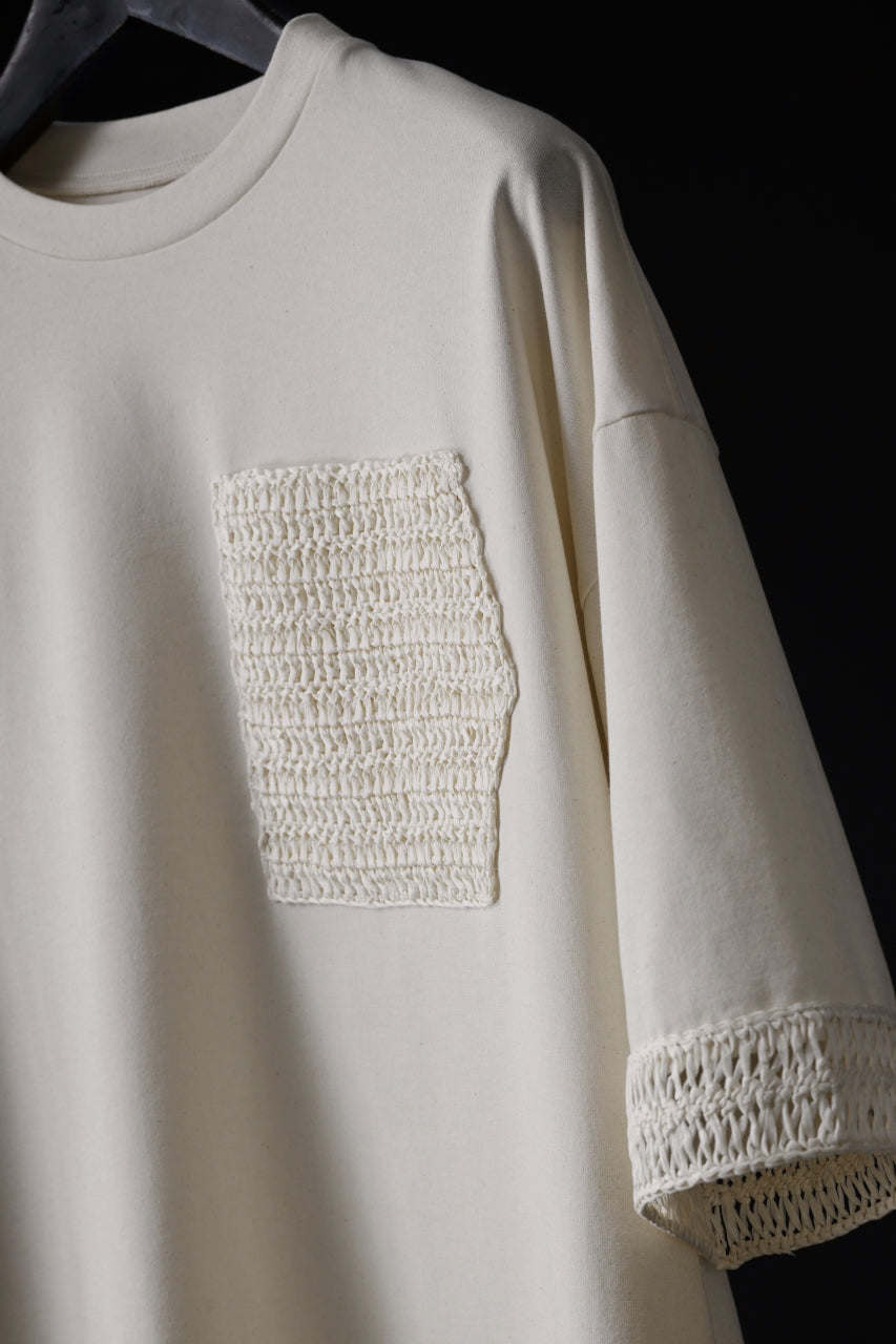 Load image into Gallery viewer, D-VEC TC JERSEY POCKET S/S TEE (SHELL WHITE)