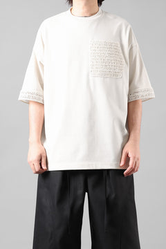 Load image into Gallery viewer, D-VEC TC JERSEY POCKET S/S TEE (SHELL WHITE)