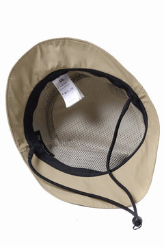 Load image into Gallery viewer, D-VEC x ALMOSTBLACK BUCKET HAT / WINDSTOPPER BY GORE-TEX LABS 3L S.D.G. (BEIGE)