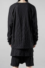 画像をギャラリービューアに読み込む, A.F ARTEFACT GRADIENT PLAID PATTERN SHIVA LONG SLEEVE TOPS (BLACK)