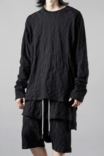 画像をギャラリービューアに読み込む, A.F ARTEFACT GRADIENT PLAID PATTERN SHIVA LONG SLEEVE TOPS (BLACK)
