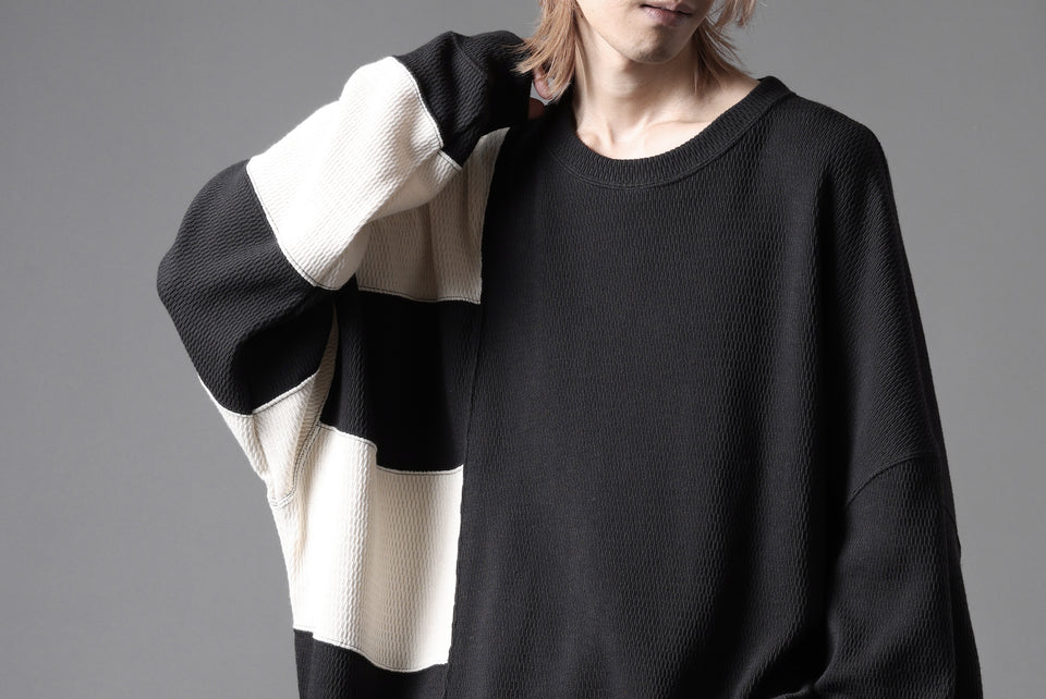 画像をギャラリービューアに読み込む, A.F ARTEFACT THERMAL SWITCHING TOP (BLACK x IVORY)