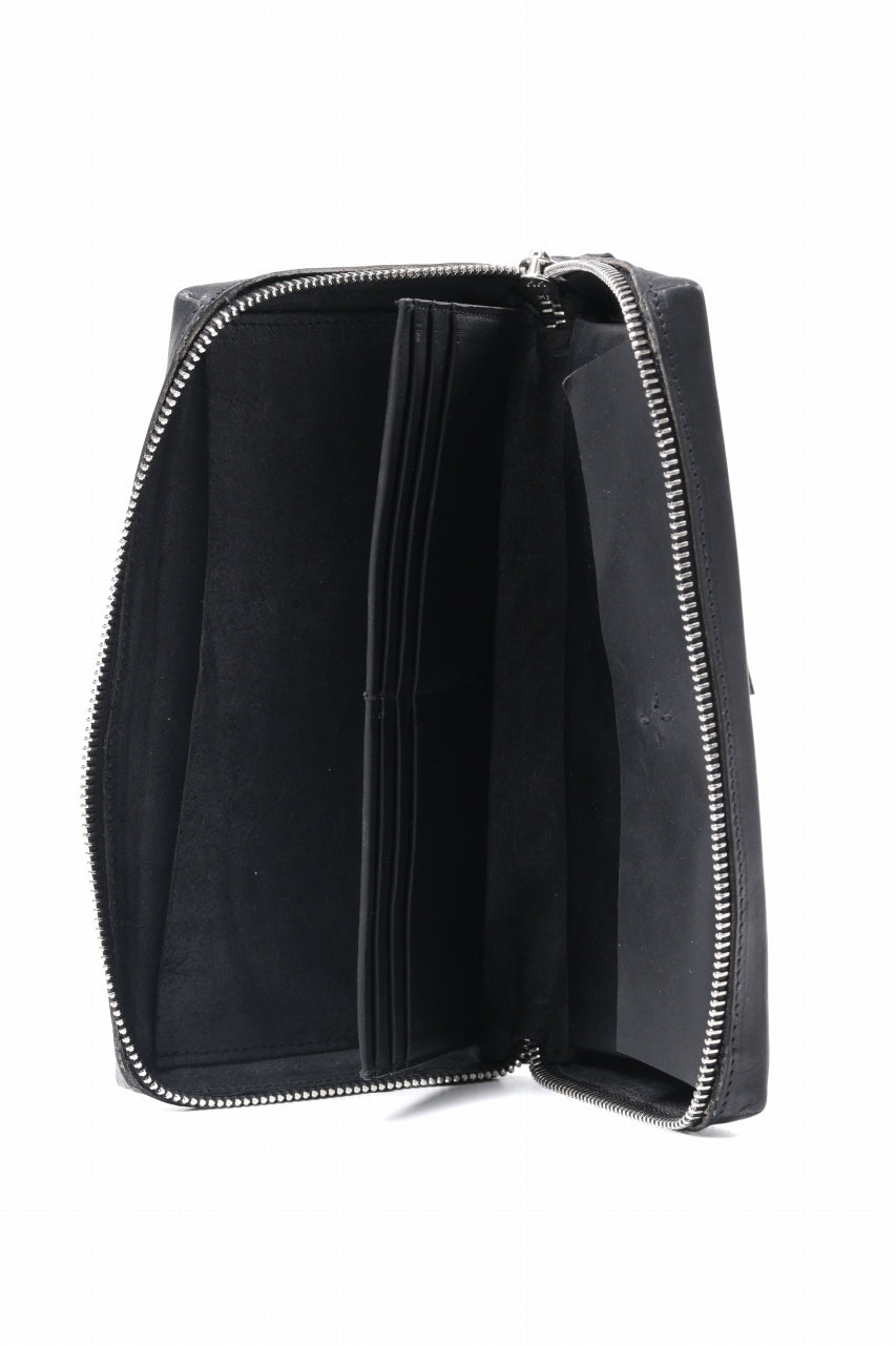 m.a+ zipped extra large wallet / W11LZZ/VA1,5 (BLACK)