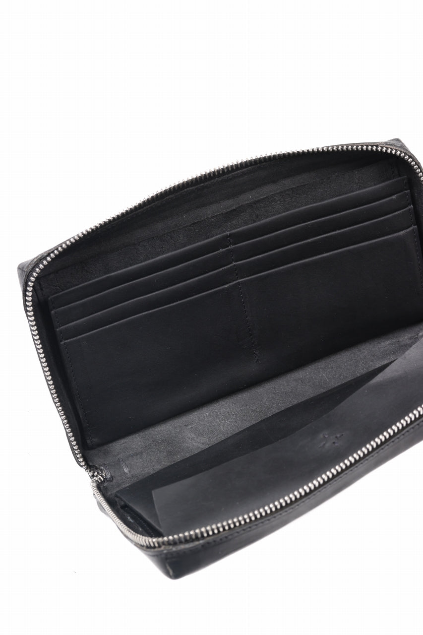 m.a+ zipped extra large wallet / W11LZZ/VA1,5 (BLACK)