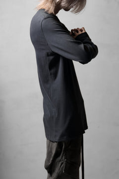 画像をギャラリービューアに読み込む, black crow x LOOM exclusive long sleeve tops / soft cotton jersey (d.grey)