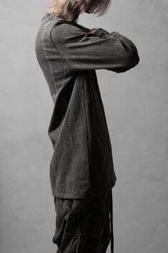 画像をギャラリービューアに読み込む, black crow x LOOM exclusive long sleeve tops / sumi dyed cotton jersey (carbon)