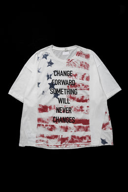 CHANGES exclusive VINTAGE REMAKE SHORT SLEEVE TEE (WHITE #C)