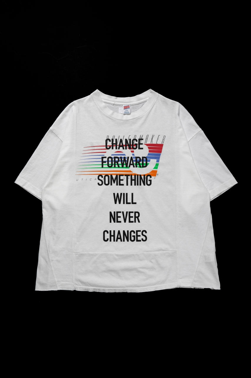 ★2022SS新作★GROVE★JOY TEE CHANGES exclusive VINTAGE REMAKE SHORT SLEEVE TEE (WHITE #B