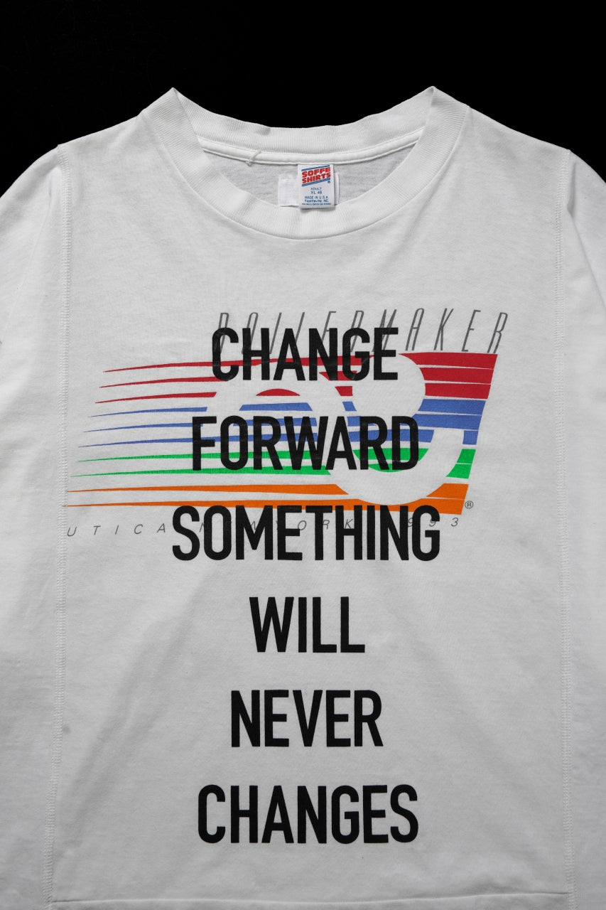 CHANGES exclusive VINTAGE REMAKE SHORT SLEEVE TEE (WHITE #D