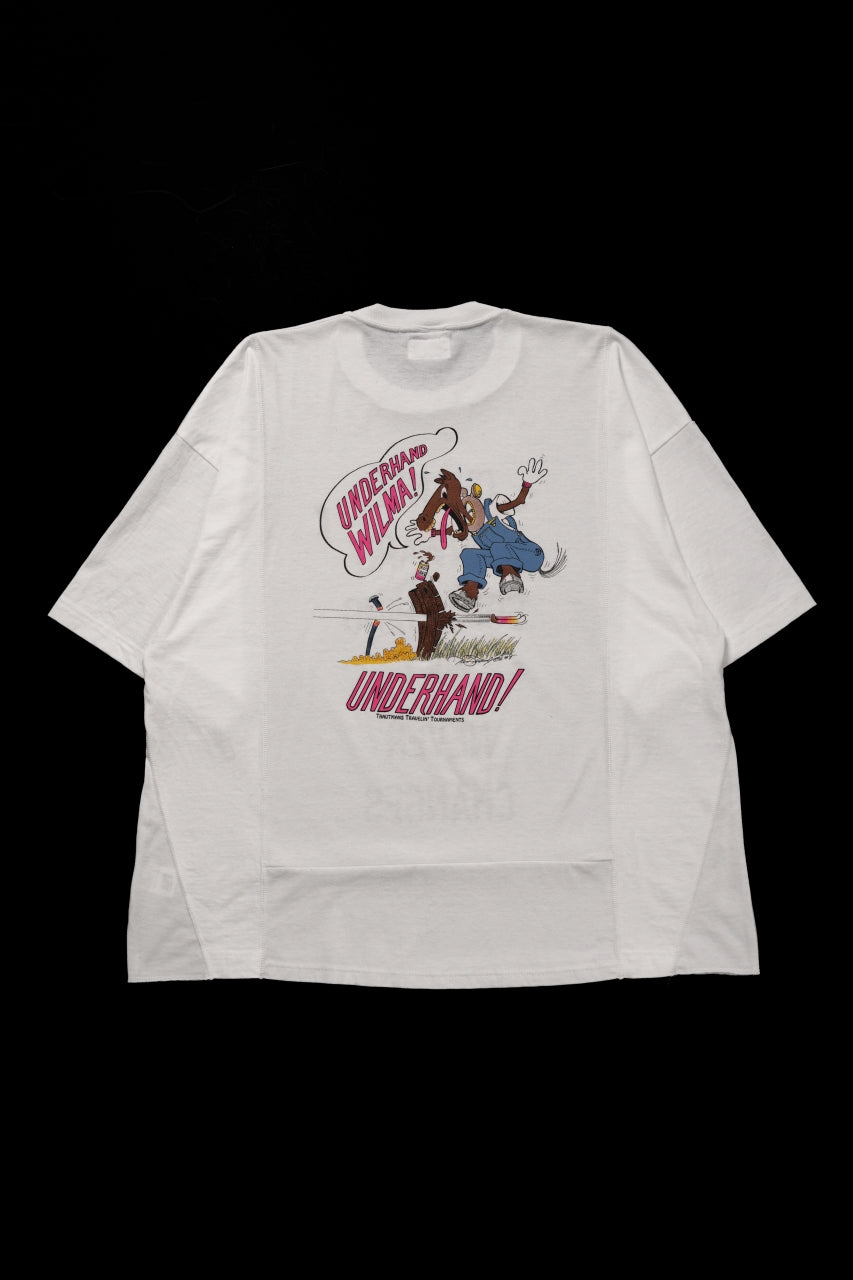 Load image into Gallery viewer, CHANGES exclusive VINTAGE REMAKE SHORT SLEEVE TEE (WHITE #E)